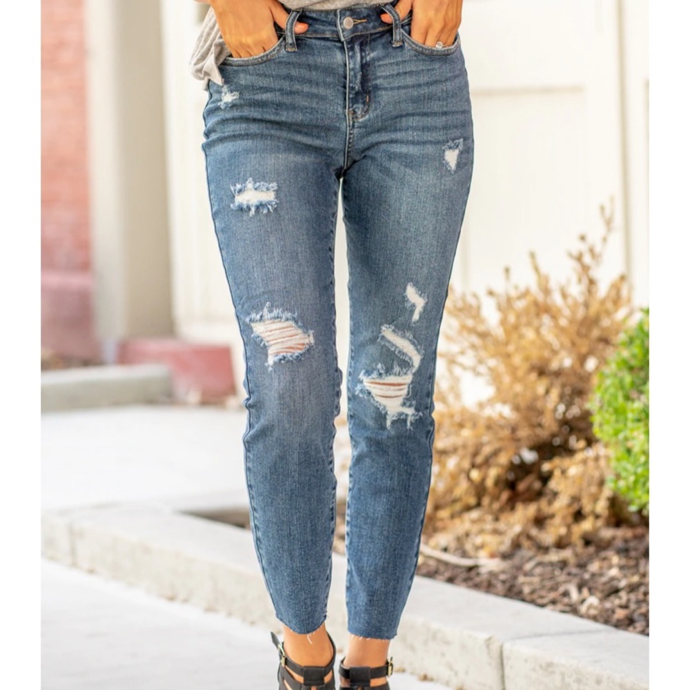 Judy Blue Cordova Mid Rise Vintage Relaxed Fit Jeans Style #JB88135 Size 11/30